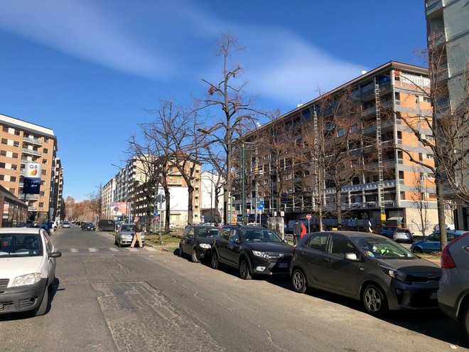 In foto una strada della Circoscrizione 3 In foto una strada della Circoscrizione 3