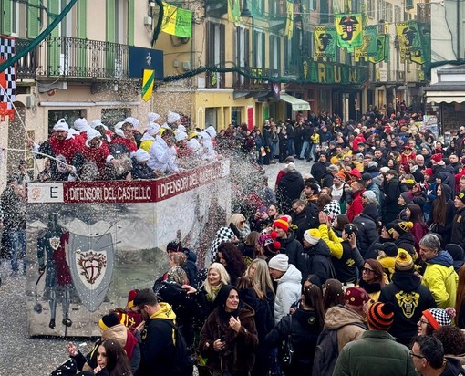 Grandine sul carnevale di Ivrea