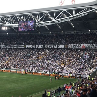 La &quot;curva&quot; della Juve all'Allianz Stadium