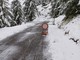 Strada chiusa per neve