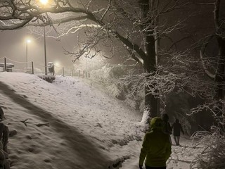 Neve al Colle della Maddalena - Foto da canale Telegram Andrea Vuolo