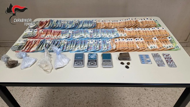 Soldi e droga recuperati dai carabinieri a Chiaverano