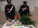 carabinieri con droga sequestrata