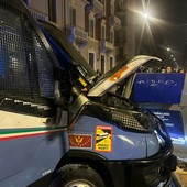 Una foto degli incidenti avvenuti sabato sera Una foto degli incidenti avvenuti sabato sera