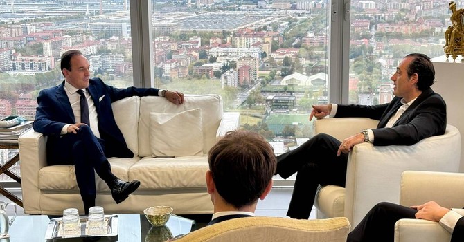 L'incontro tra Alberto Cirio e Antonio Filosa