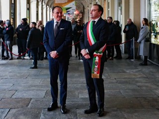 Il presidente della Repubblica, Sergio Mattarella, a Torino