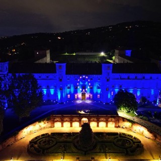 Il Castello di Moncalieri si colora di blu per celebrare l'Europa