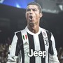 Una immagine di Cristiano Ronaldo in maglia bianconera