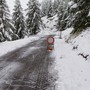 Strada chiusa per neve