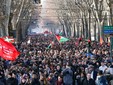 Corteo a favore di Askatasuna