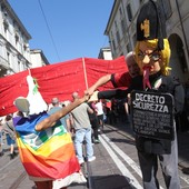Una immagine del corteo del Primo Maggio dello scorso anno