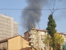 L'incendio divampato nei locali in strada della Pronda 19 L'incendio divampato nei locali in strada della Pronda 19