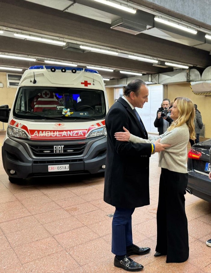 Alberto Cirio e Giorgia Meloni