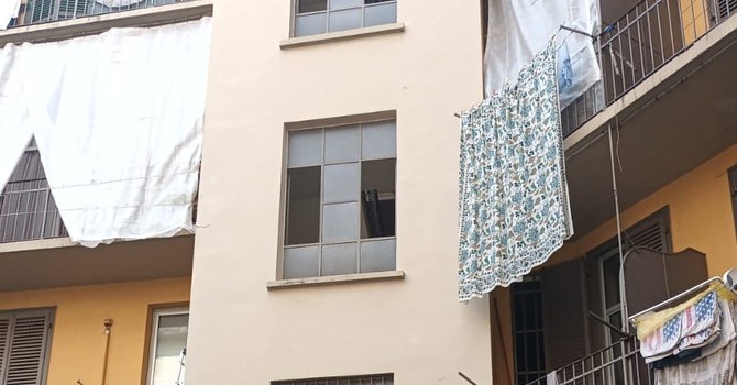 Immagine di archivio di una casa popolare
