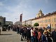 Immagine d'archivio di visitatori in coda per entrare ai Musei Reali di Torino Immagine d'archivio di visitatori in coda per entrare ai Musei Reali di Torino