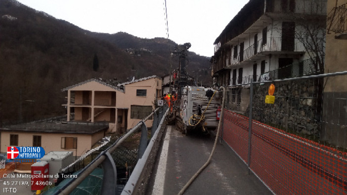 Valli di Lanzo, lavori in corso sulla provinciale 1