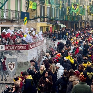 Grandine sul carnevale di Ivrea