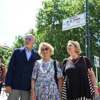 La piazzetta intitolata a Maria Adriana Prolo