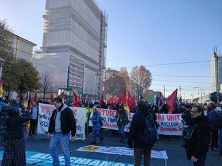 Corteo di protesta nelle strade di Torino Corteo di protesta nelle strade di Torino