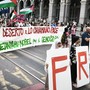 Corteo per Gaza a Torino