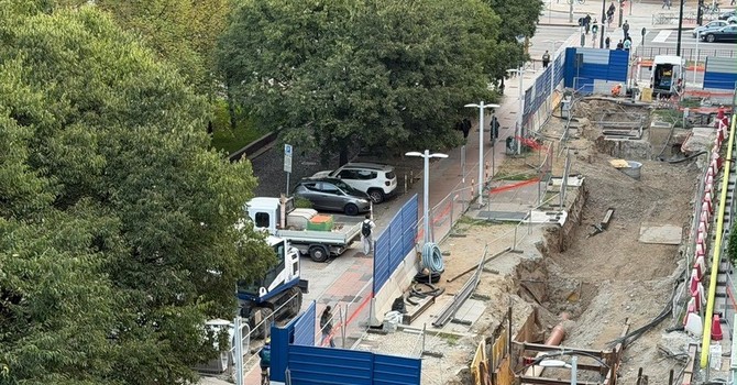Cantiere infinito per il teleriscaldamento lungo l'asse di corso Mediterraneo Cantiere infinito per il teleriscaldamento lungo l'asse di corso Mediterraneo