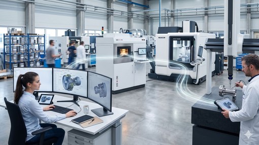Dal CAD al digital thread: come collegare progettazione e produzione (anche con additive manufacturing) Dal CAD al digital thread: come collegare progettazione e produzione (anche con additive manufacturing)