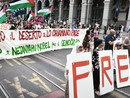 Corteo per Gaza a Torino