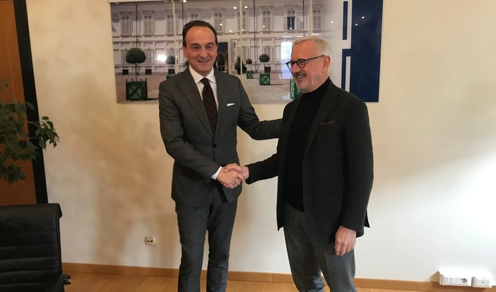 Il governatore Alberto Cirio e il presidente di Finpiemonte Michele Vietti