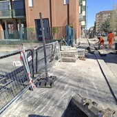 Marciapiedi e segnaletica, cantieri per Mirafiori Marciapiedi e segnaletica, cantieri per Mirafiori