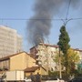 L'incendio divampato nei locali in strada della Pronda 19