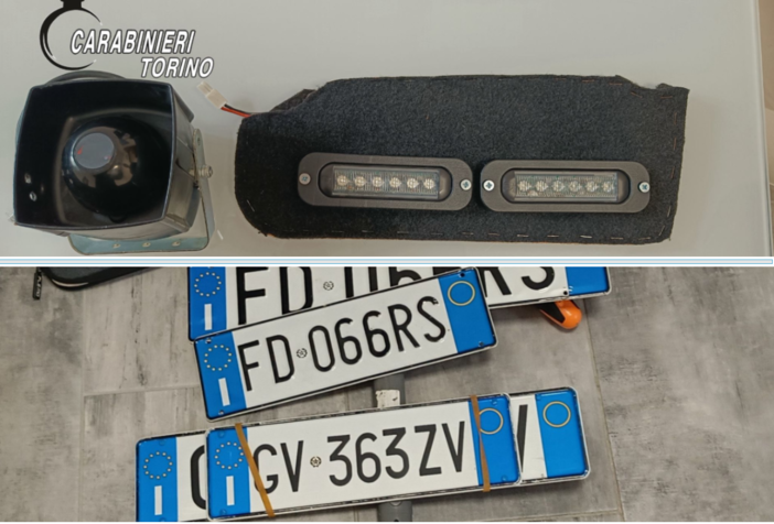 Prima il furto in villa, poi la fuga con una finta auto civetta della polizia: arrestati tre uomini