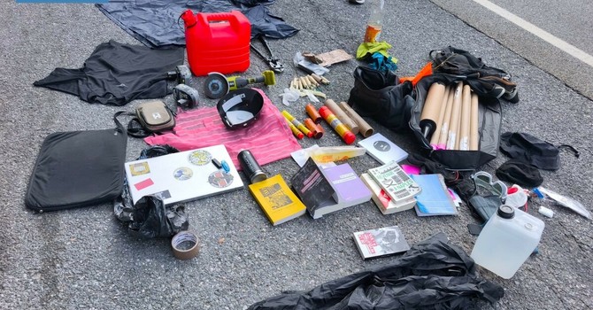 Il sequestro operato dalla polizia