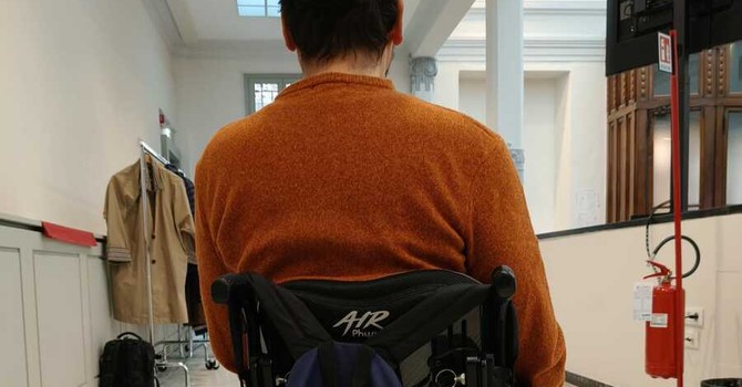 Protesta dei disabili