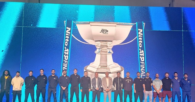 La città si tinge di blu per la settimana del grande tennis La città si tinge di blu per la settimana del grande tennis