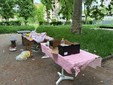 Degrado e sporcizia al giardino Nitti