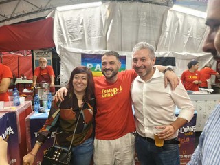 Sarah Disabato (M5s) alla Festa dell'Unità Sarah Disabato (M5s) alla Festa dell'Unità