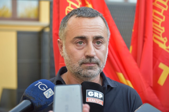 Michele De Palma, segretario generale Fiom, ospite a Torino