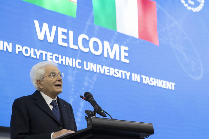 La cerimonia ufficiale alla presenza del Presidente della Repubblica Mattarella