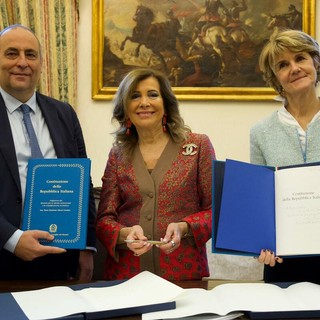 Piercarlo Rossi, Maria Elisabetta Alberti Casellati e Cristina Prandi Piercarlo Rossi, Maria Elisabetta Alberti Casellati e Cristina Prandi