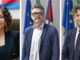 I consiglieri regionali del Movimento 5 Stelle Disabato, Unia e Coluccio