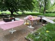 Degrado e sporcizia al giardino Nitti