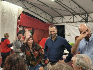 Sarah Disabato (M5s) alla Festa dell'Unità Sarah Disabato (M5s) alla Festa dell'Unità