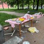 Degrado e sporcizia al giardino Nitti