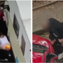 I video ripresi dai residenti che abitano vicino allo stadio