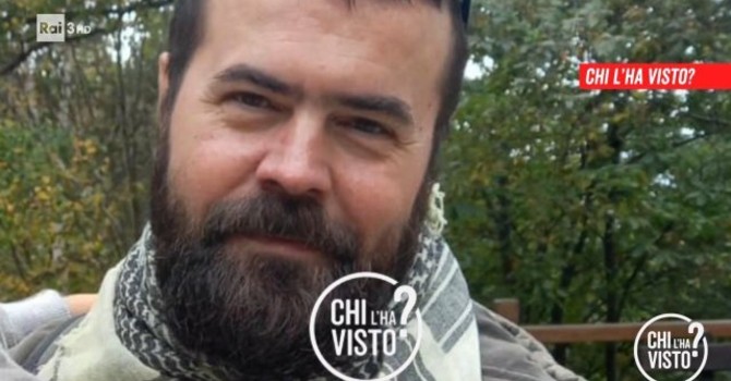 Eric Bellini, l'uomo ritrovato cadavere nelle scorse ore in un campo (foto dal profilo Facebook di Chi l'ha visto)