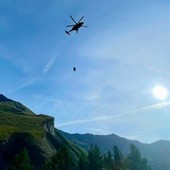 Infortunato a 2000 metri di quota, portato in salvo dal Soccorso Alpino