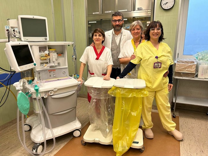 L'équipe della sala parto del presidio ospedaliero di Moncalieri