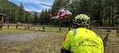 Maltempo: i Vigili del fuoco portano in salvo 8 persone minacciate da una frana