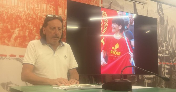 Edi Lazzi, segretario generale di Fiom Cgil Torino