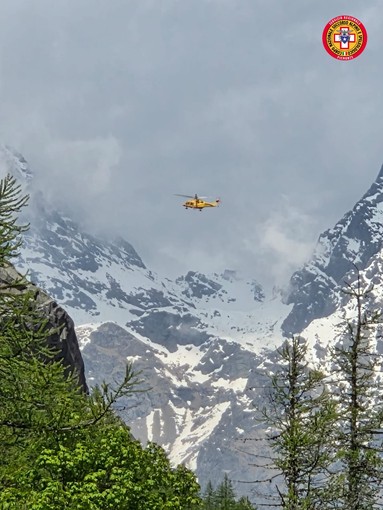 Intervento del soccorso alpino
